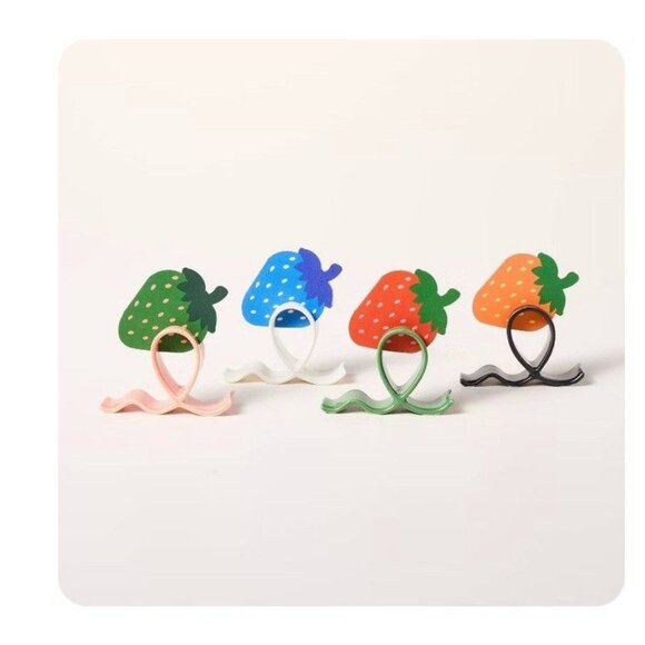 20 Piece Set Kate Spade New York Place Card Set Ceramic Paper Strawberry Design - Picture 1 of 8